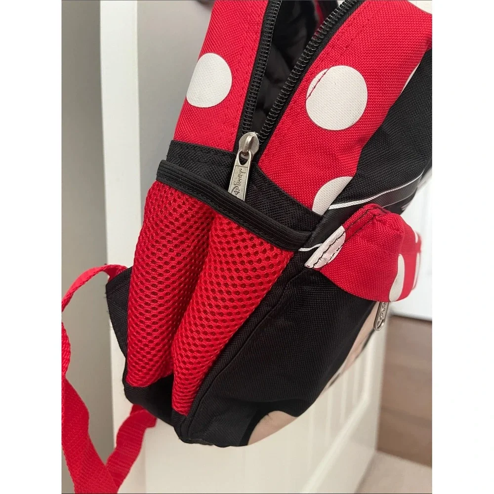 Disney Minnie Mouse‎ Red and Black Polka Dot Kids Backpack